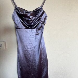 Bodycon dress with cowl neckline